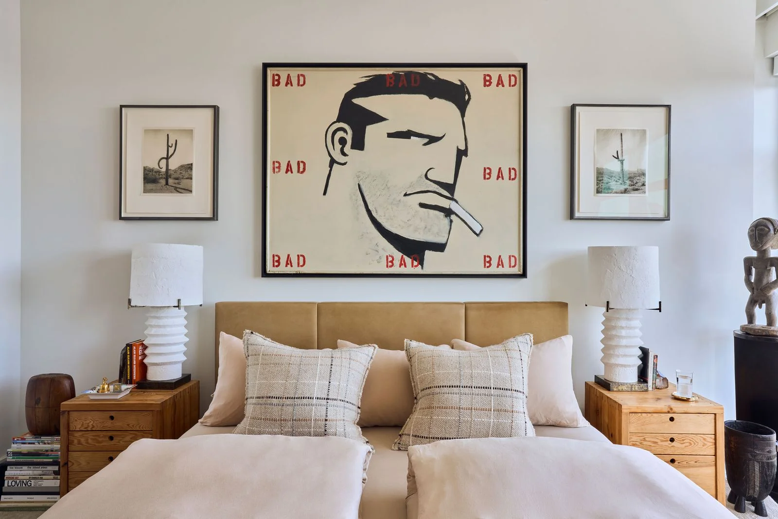 Image may contain Cushion Home Decor Face Head Person Adult Indoors Interior Design Pillow and Text
