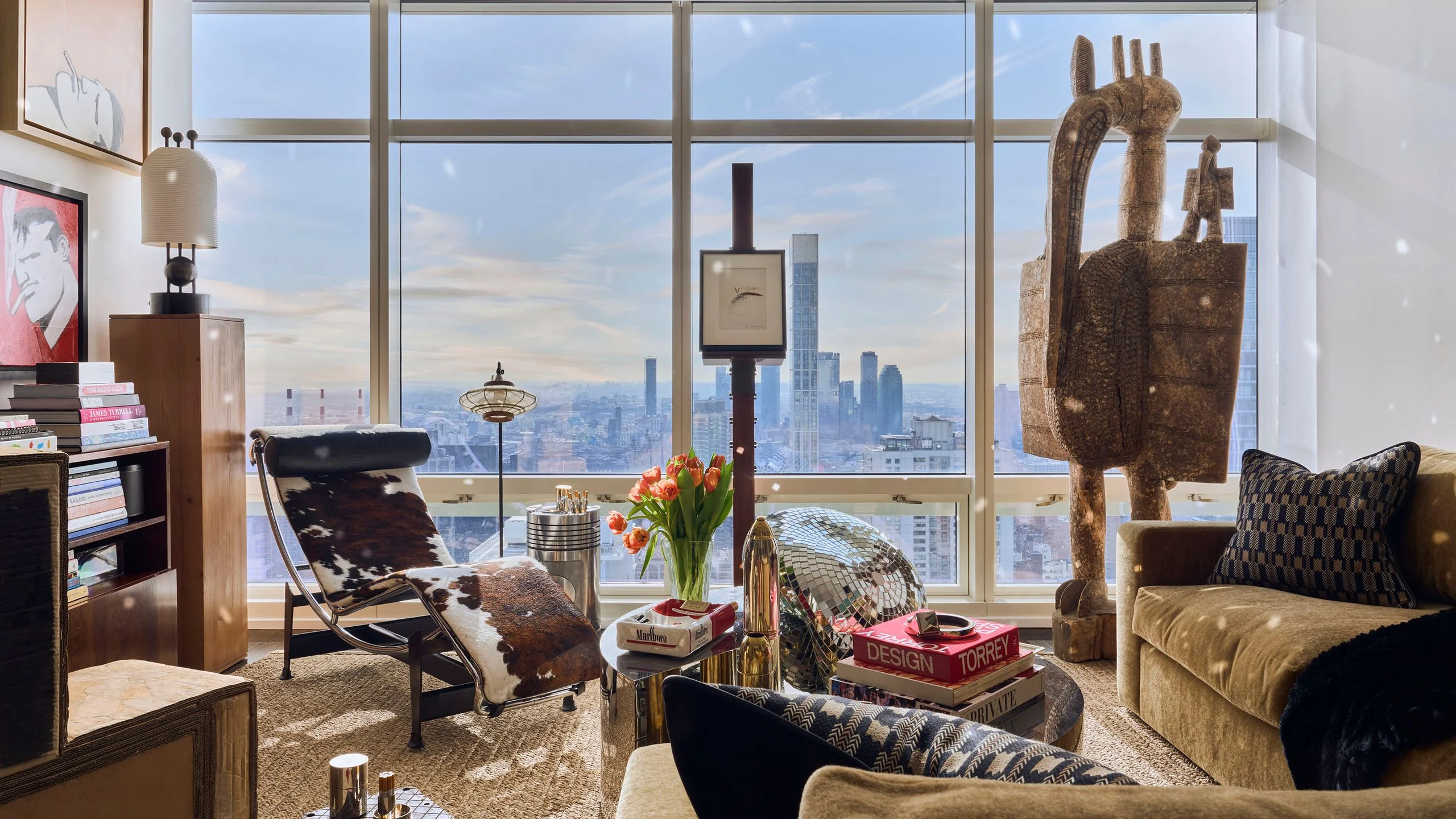 Image may contain Architecture Building Cityscape Urban Home Decor Foyer and Indoors andrew torrey deflated disco balls