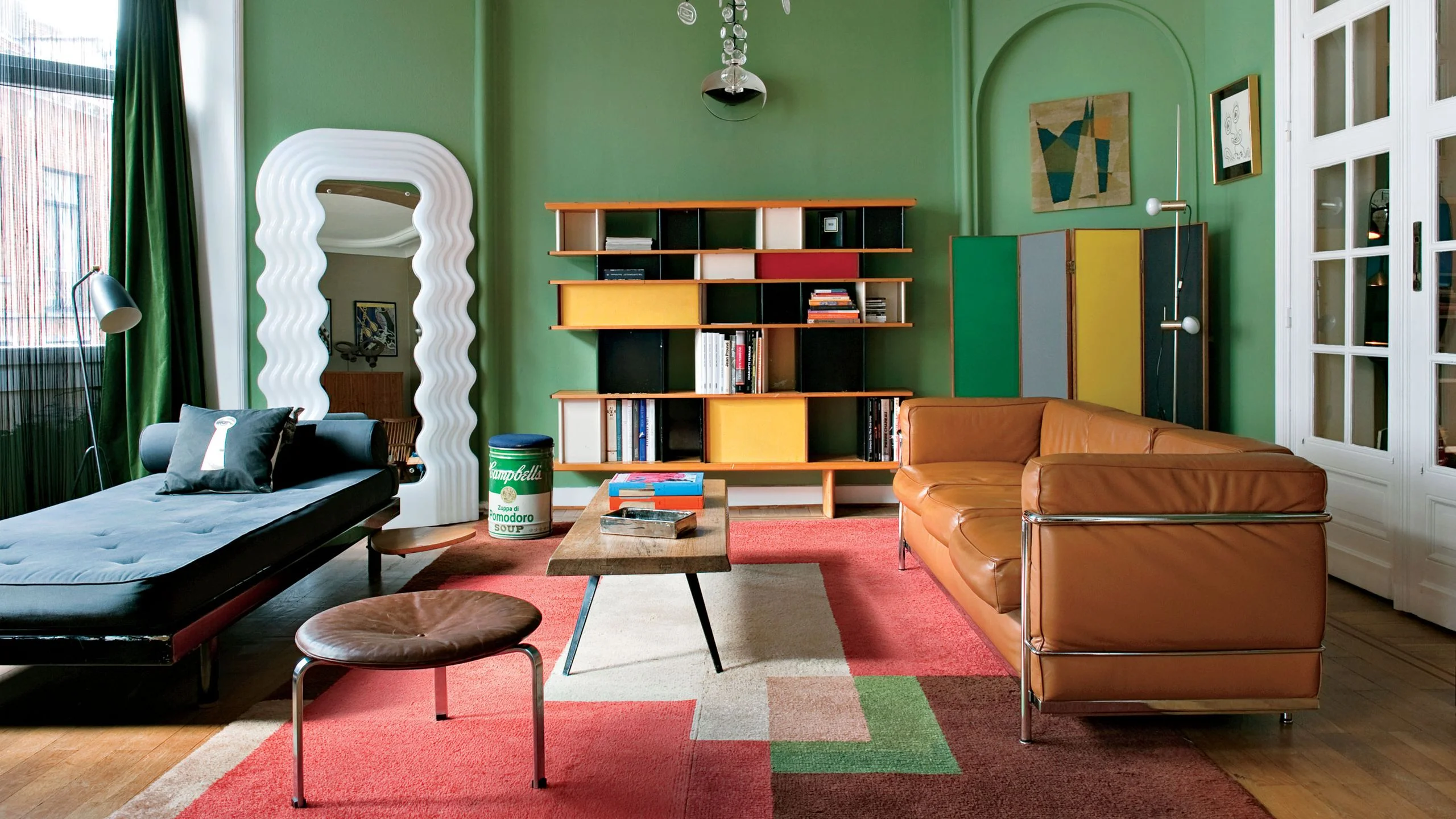 Image may contain Furniture Living Room Indoors Room Interior Design and Rug
