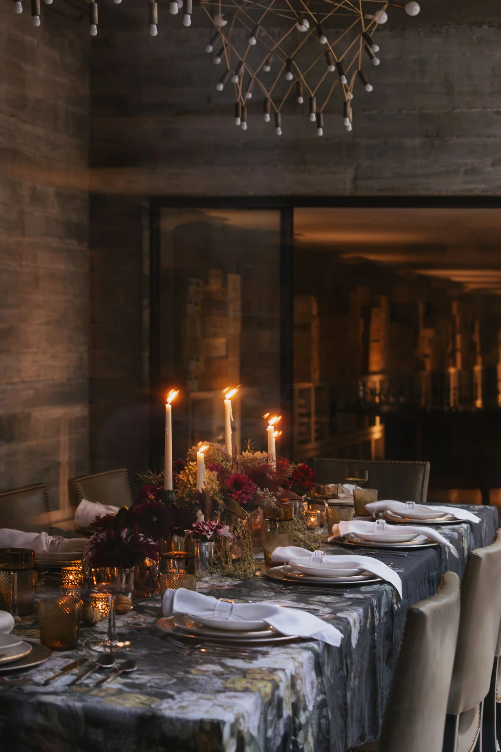 Image may contain Candle Architecture Building Dining Room Dining Table Furniture Indoors Room and Table