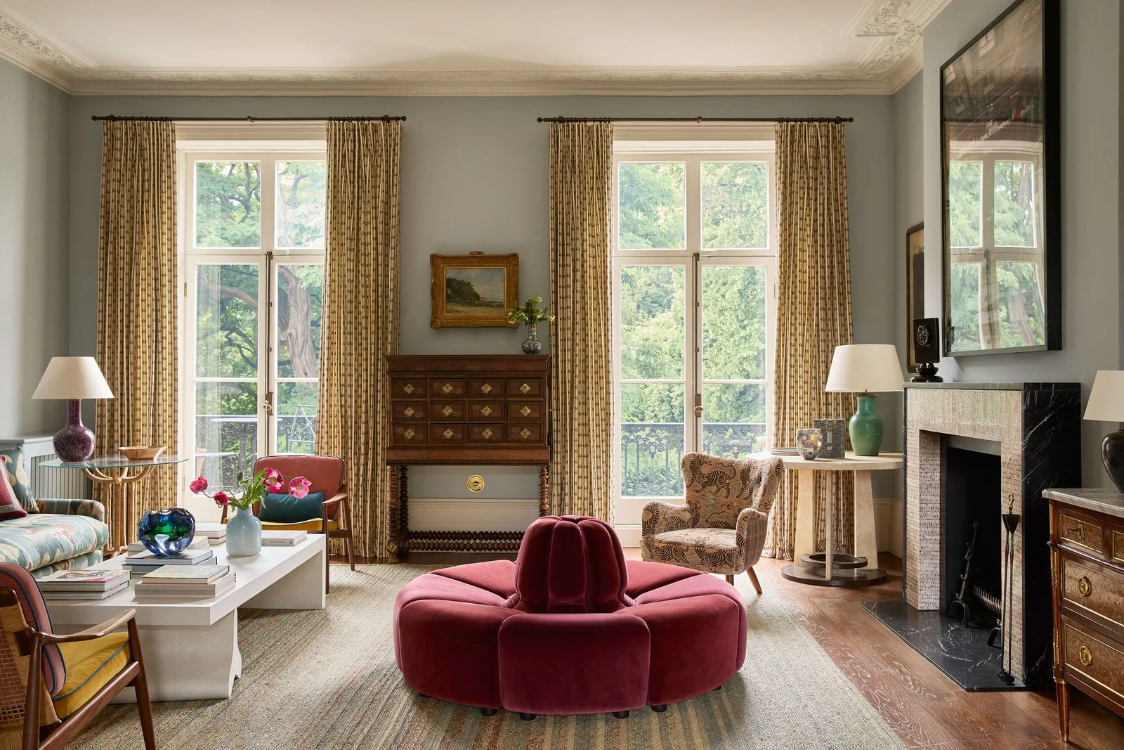 Image may contain Furniture Home Decor and Couch