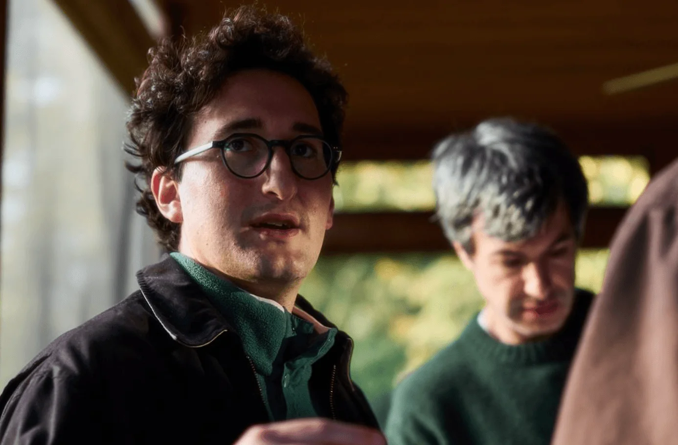 Image may contain Body Part Finger Hand Person Accessories Glasses Face Head Photography Portrait and Clothing