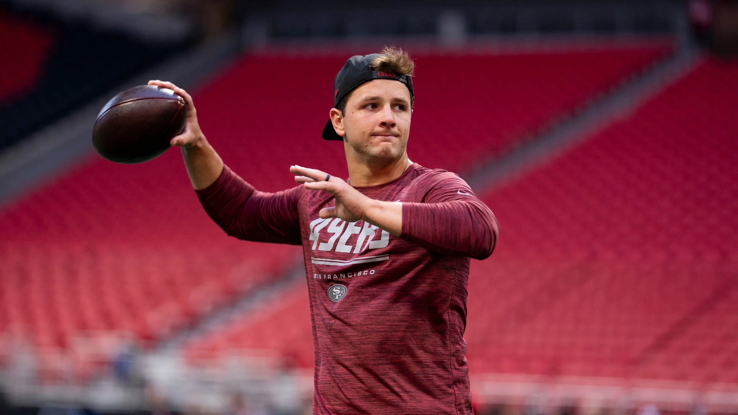 Image may contain Shawn Pyfrom People Person Head Face Adult Baseball Cap Cap Clothing Hat Body Part and Finger