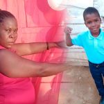 Zunilda Díaz Dominique y su pequeño hijo Luis Ángel