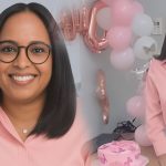 Una empleada del Banco Banreservas