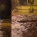 El Higuero de la china de Altamira el Río se desbordó por plena carretera